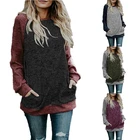 New Design Women's Knitted Long Sleeve Lightweight Tunic Pullover Sweater Sweatshirt Tops Without Hood