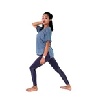 Latest design custom plus size fitness and yoga wear sports tops and pants set