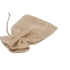 Eco friendly jute drawstring gift bag linen jute sachet lavender bag with 1~24 number print