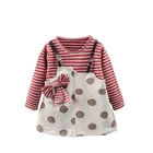 2019 design children wear casual smock child girl long sleeve dress for autumn