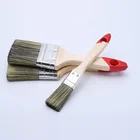 China manufacturing cheap classic paint brush wood handle custom logo wall paint brushes