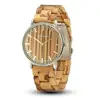Shifenmei S5567 High-end business men's golden luxury simple Natural wood watches