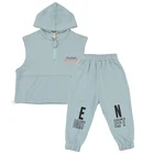 Boy sports hoodie set for children Korean version hooded autumn suit fashionable and handsome clothing boy