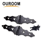 Top Hinge Hinge Strap Ouroom/OEM Wholesale Products Customizable XY38940 Top Traditional Strap Hinge 8" For Wood Gates
