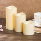 Pillar Shape and Flameless Feature LED light candle/led bougie