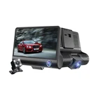 3-lens 4-inch LCD FHD 1080p 170 wide Angle video recorder Car DVR car camera recorder