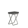 Mayco Stainless Steel Foldable Butler Serving Tray Portable Side End Tray Table for Sofa