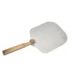 Top selling perforated pizza peel non stick Aluminum pizza peel perforated pizza cake shovel