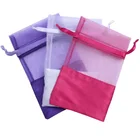 wedding non woven drawstring gift bag jewelry small bag