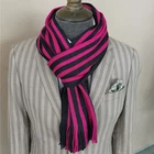2019 Hot Sale 100% Acrylic Stripe Raschel Yarn Dyed Neckwear African Scarf