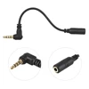 Wholesales 3.5mm 3 Pole TRS Female to 4 Pole TRRS Male Microphone Adapter Cable Audio Stereo Mic Converter for Smartphone