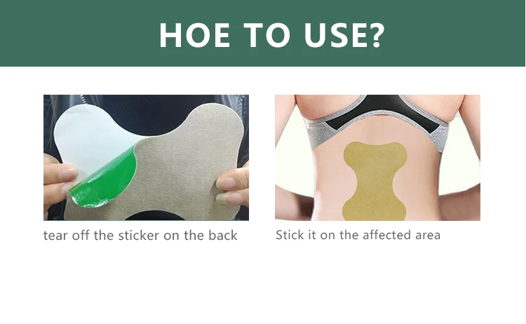 Wormwood Moxa Plaster Moxibustion Herbal Self Heating Back Pain Relieve Paste Patch