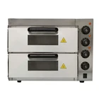 Electric Stainless Steel Double Layers commercial electric pizza ovens price for sale