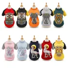 Manufacture OEM Fashion Printing Pattern flannelette winter Dog coat Pet Dog Clothes Wholesale