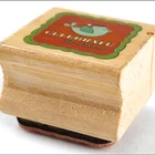 Hot Sale High Quality Pattern Toy Rubber Burn Wood Stamp Box