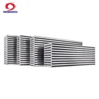 custom China aluminum plate bar brazed aluminum plate fin air to air heat exchanger core