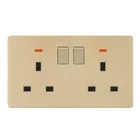 Twin Socket 13a Socket 2*13A Twin Switched Universal Plug Socket With Neon