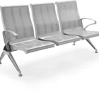 Steel Outdoor Public Chairs Salon Waiting Chair Public