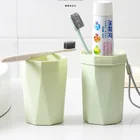 Travel Toothbrush Case Holder Toothpaste Covers Travel Containers Wash Gargle Cup for Camping Outdoors