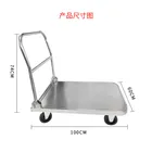 Cart Promotion High Quality Stainless Steel Trolley Flat Trolley Tool Cart