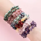 Stylish And Beautiful Natural Quartz Rough Gravel Amethyst Healing Bracelet