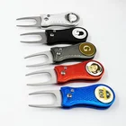 Items Golf Tools Divot Gift Items Golf Divot Repair Tool With Custom Logo Ball Marker For Golf Courses