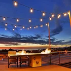 waterproof commercial grade non-suspended indoor/outdoor string lights E27 medium base sockets G40 led bulb