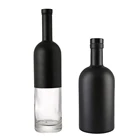 Vodka Vodka Xuzhou Round Custom Empty 200ml 375ml 500ml 750ml 1 Liter Liquor Glass Vodka Bottle With Cork