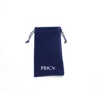 Wholesale microfiber drawstring silk printing velvet sunglasses pouch with custom logo
