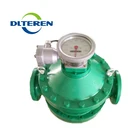 Preset Cast Iron Oval Gear flow meter, digital flow meter