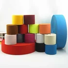 Wholesale 50mm Designer Straps Color Webbing High Quality Fabric Crochet Elastic Band For Garment Decoration