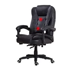 Leather Chairs Swivel High Back Leather Brown Massage Office Chairs