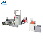 Full-automatic plastic recycling machine line