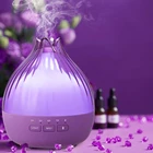 2020 Newest Design Ultrasonic Aroma Air Humidifier Music Play Essential Oil Diffuser with Bluetooth Speaker