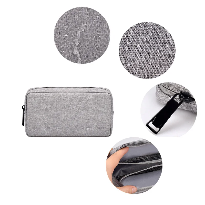 Cable storage bag,Wholesale Multi-function Roll Up Digital Accesory Storage Bag Case Travel Cable Organizer,Headphone Data Line Charger U Disk U Shield Simple Portable Mini Digital Cable Organizer Bag