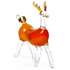 Glass Bottle Vodka High Borosilicate Handmade High Heel Glass Bottle For Liquor Whiskey Vodka Gin