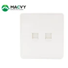 MACVY Two computer socket High quality The new Villa hotel switch socket UK