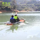 2 person cheap price ocean polycarbonate transparent clear bottom jet powered Rowing boats for sale