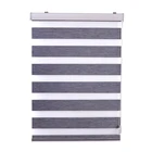 China Chains OEM ODM transparent day and night Window Zebra Roller Blinds Shades