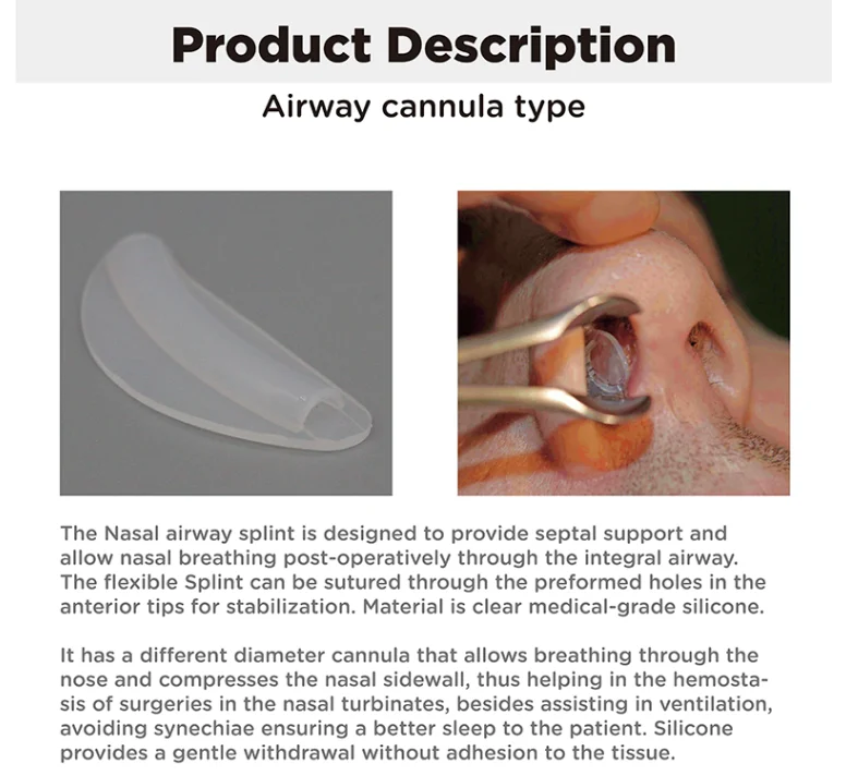 Medical Silicon Nasal Splints Breathing Internal Doyle Splint Buy