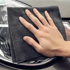 Towels 300 Gsm Edgeless For Streak Lint Free Thick Water Absorption Microfiber Car Cleaning Towels