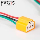 Fagis high quality High temperature resistance headlight automovile h4 led bulb socket lamp holder