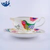 Wholesale Luxury Elegant Porcelain Art Various Color tea cup sets