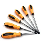 Hot sale 6pcs set screwdriver plastic handle magnetic screwdriver tool set