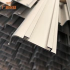 factory price wood grain finished on aluminum profile for furniture trim aluminum profile