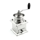 High Quality Coffee Series Square Stainless Steel Burr Coffee Grinder | Turkish Hand Manual Coffee Grinder