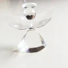 Crystal Souvenir Gifts Baby Angle Baptism Gift Customized Small Crystal Angel For Birthday