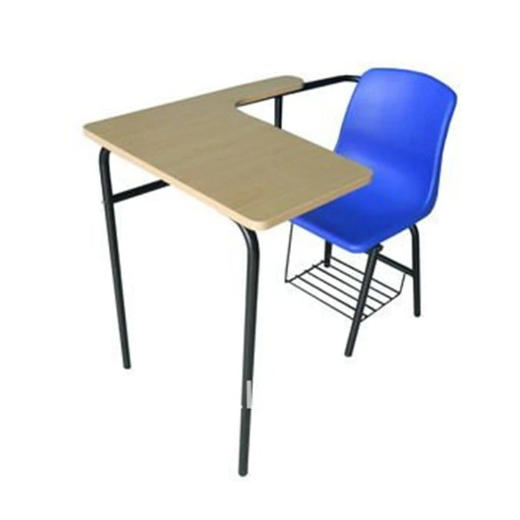 School Combo Students Desk Chairs With Writing Tables Attached Buy