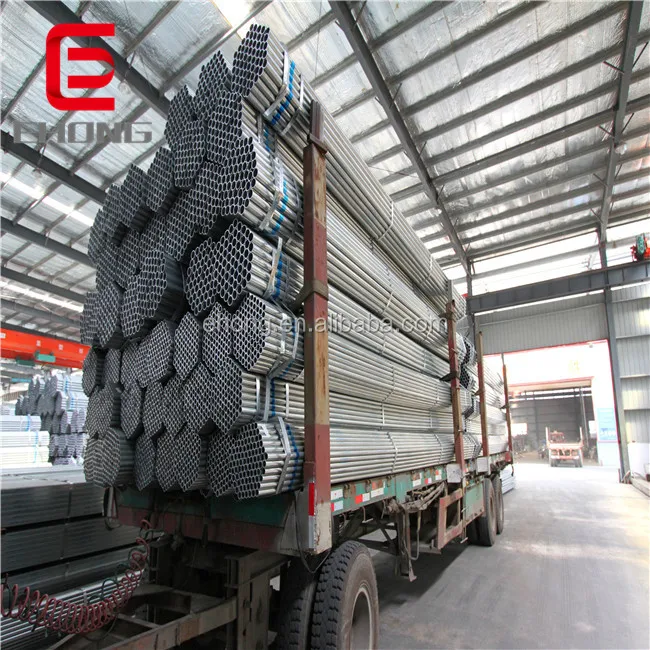 structural round sections galvanized steel pipe ! bs1387 class a/b/c 38mm gi pipe standard length