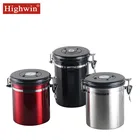 Set Highwin Factory High Quality Plastic Air Tight Canister Set